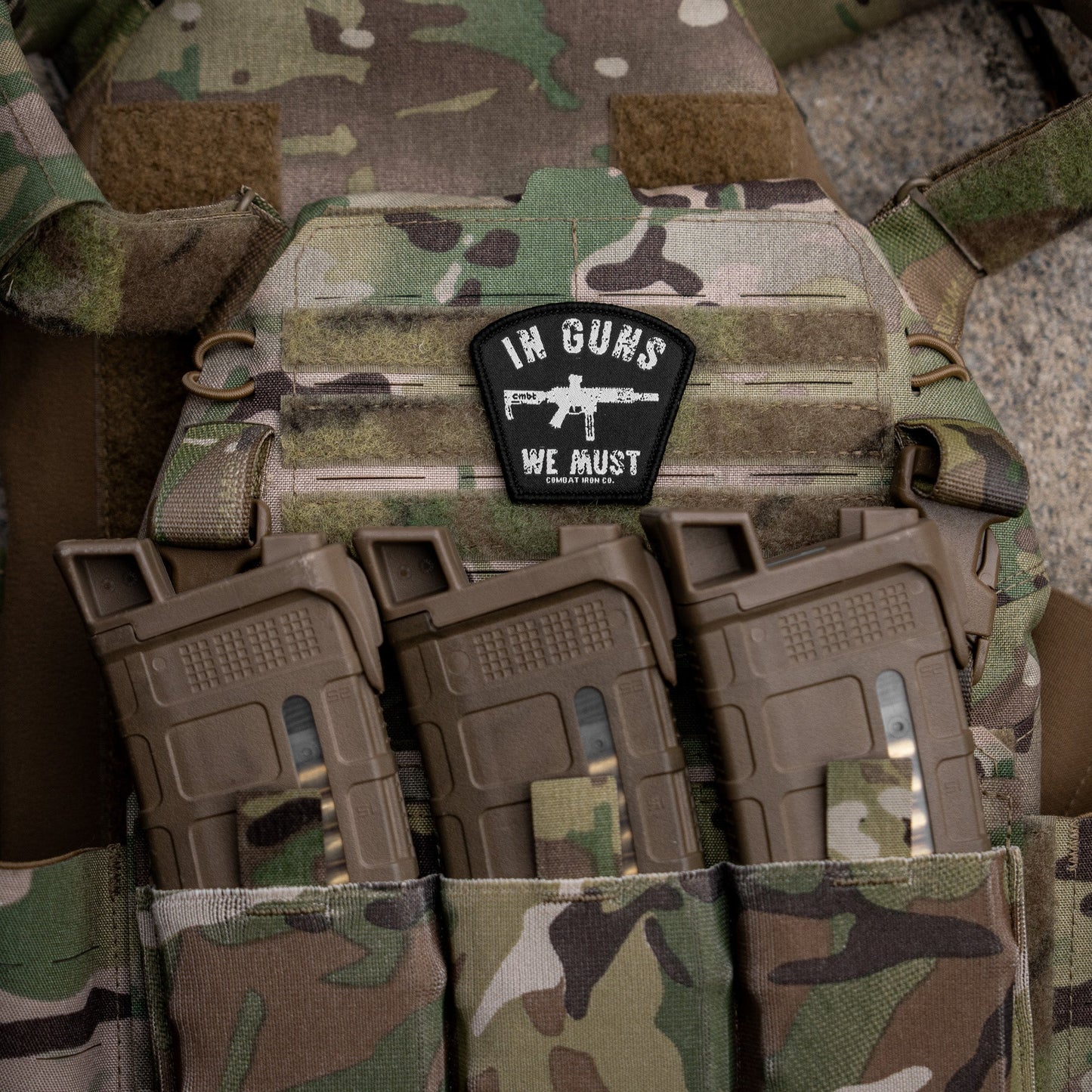 In Guns We Must Velcro Patch