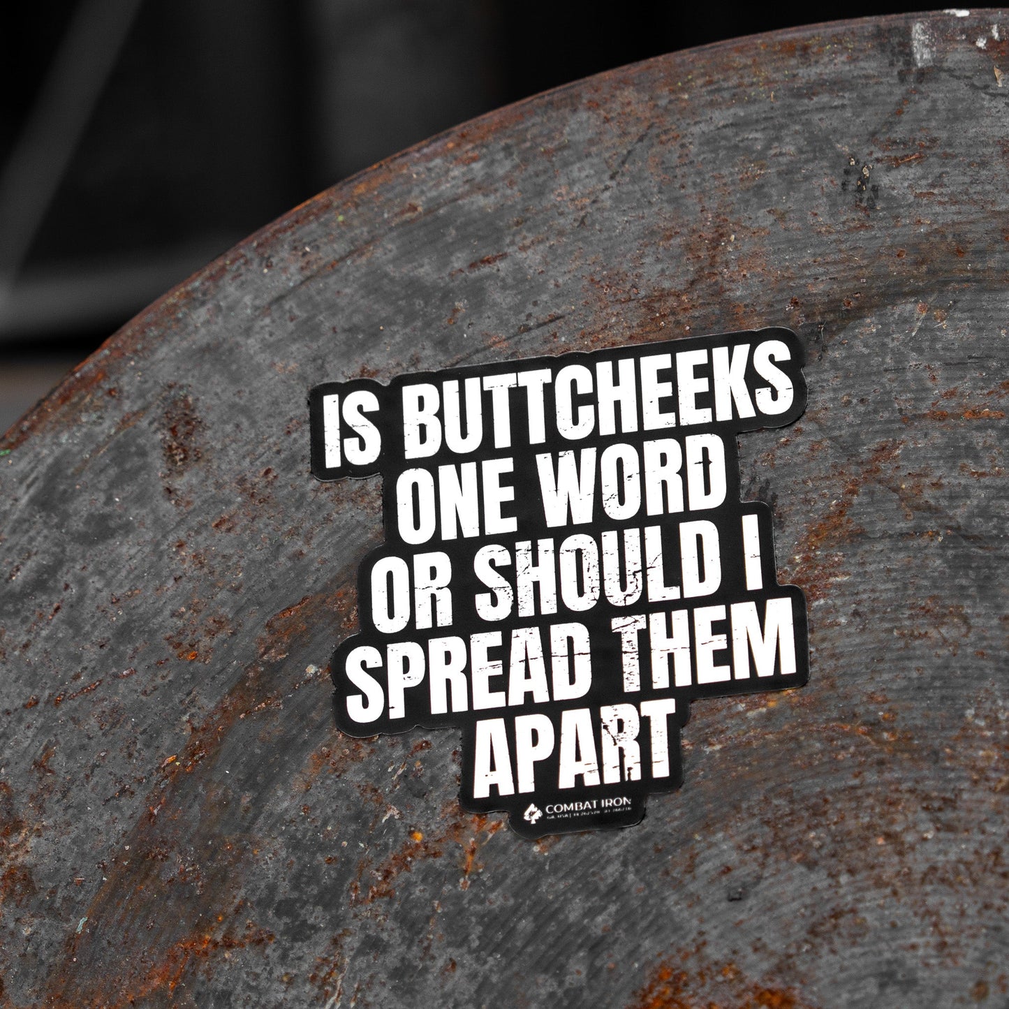 Is Buttcheeks One Word Or Should I Spread Them Apart Decal