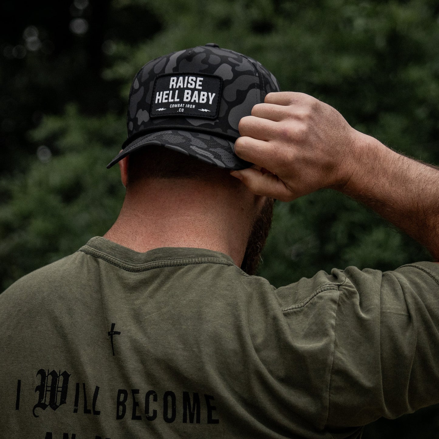 Raise Hell Baby Patch 5 Pannel Snapback