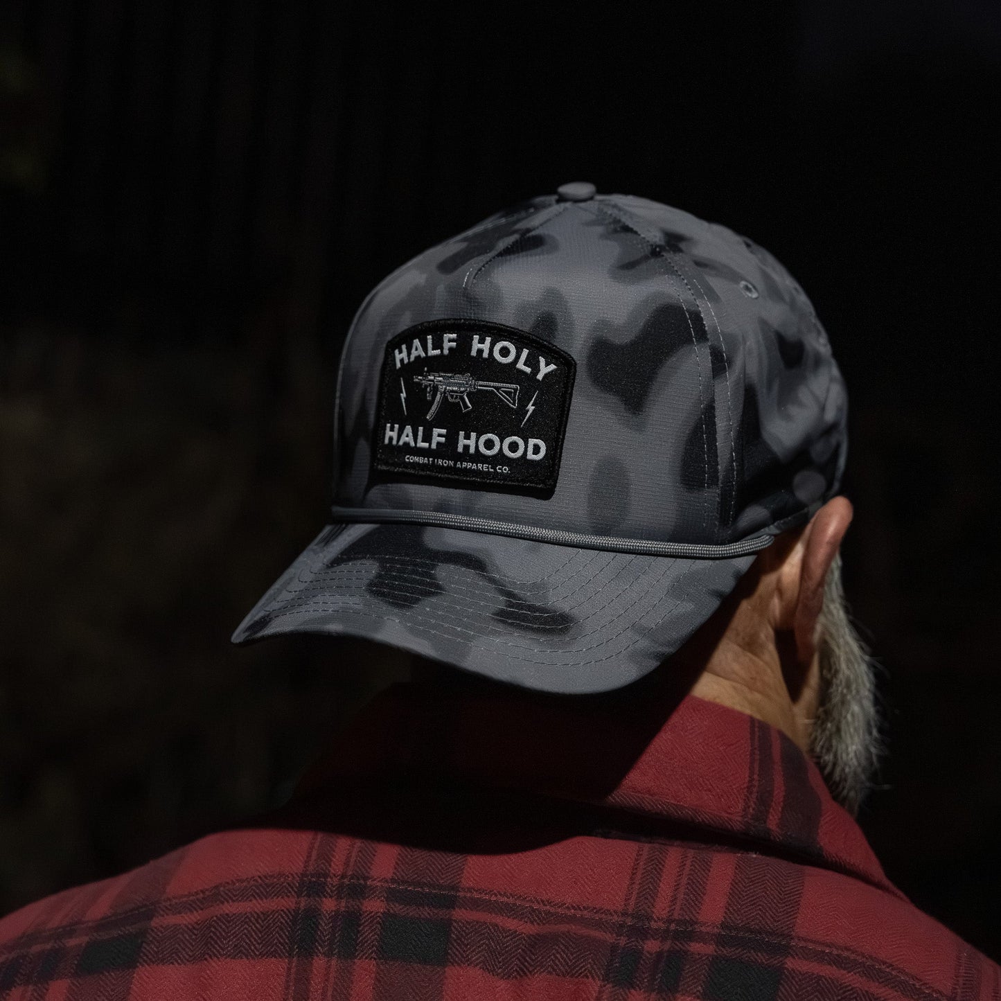 Half Holy. Half Hood. Patch Weekender Snapback