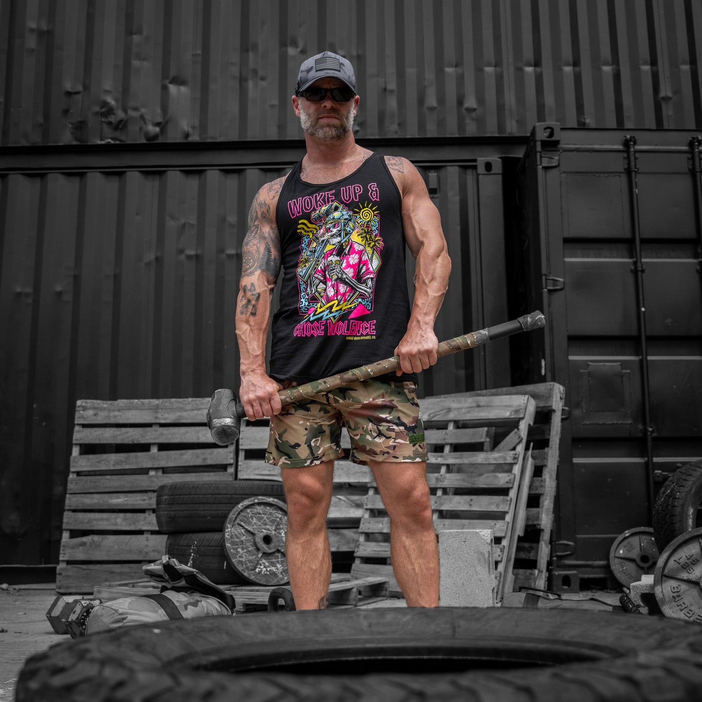 Woke Up & Chose Violence Men's Tank