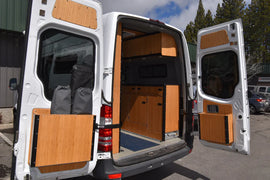 Trail Kitchen Rear Door Gear Locker