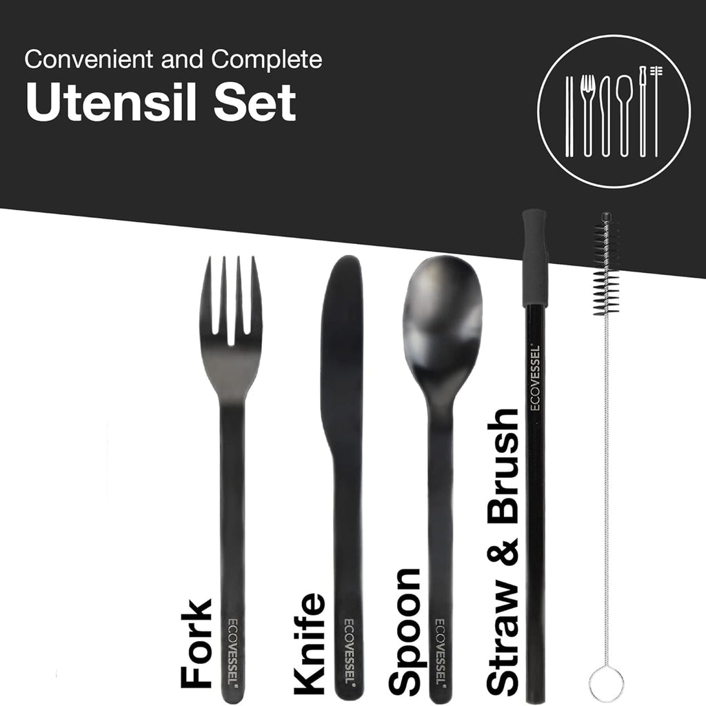 EcoVessel's Wanderware Reusable Stainless Steel Set