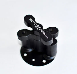 DLX Pack Mount from RotopaX showing its unique design and black finish.
