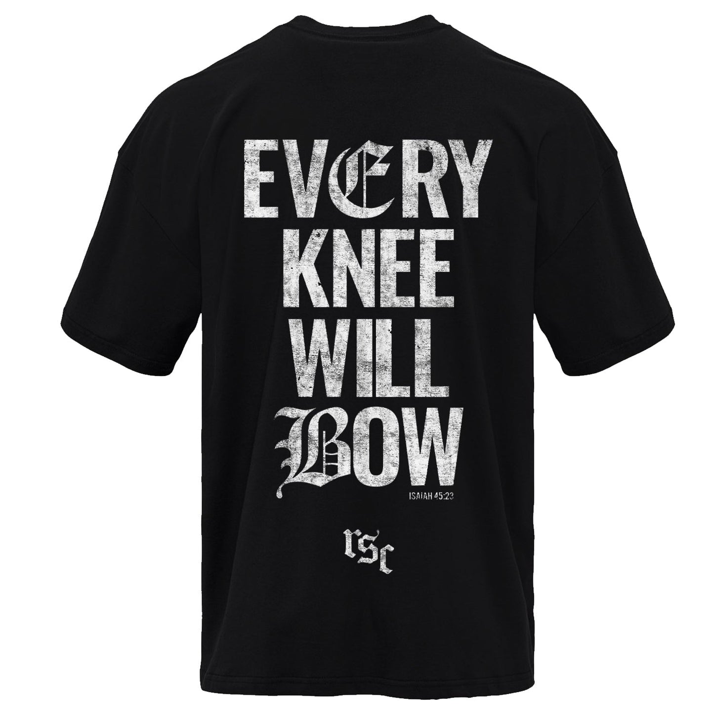 Every Knee Will Bow Men's Heavyweight T-Shirt