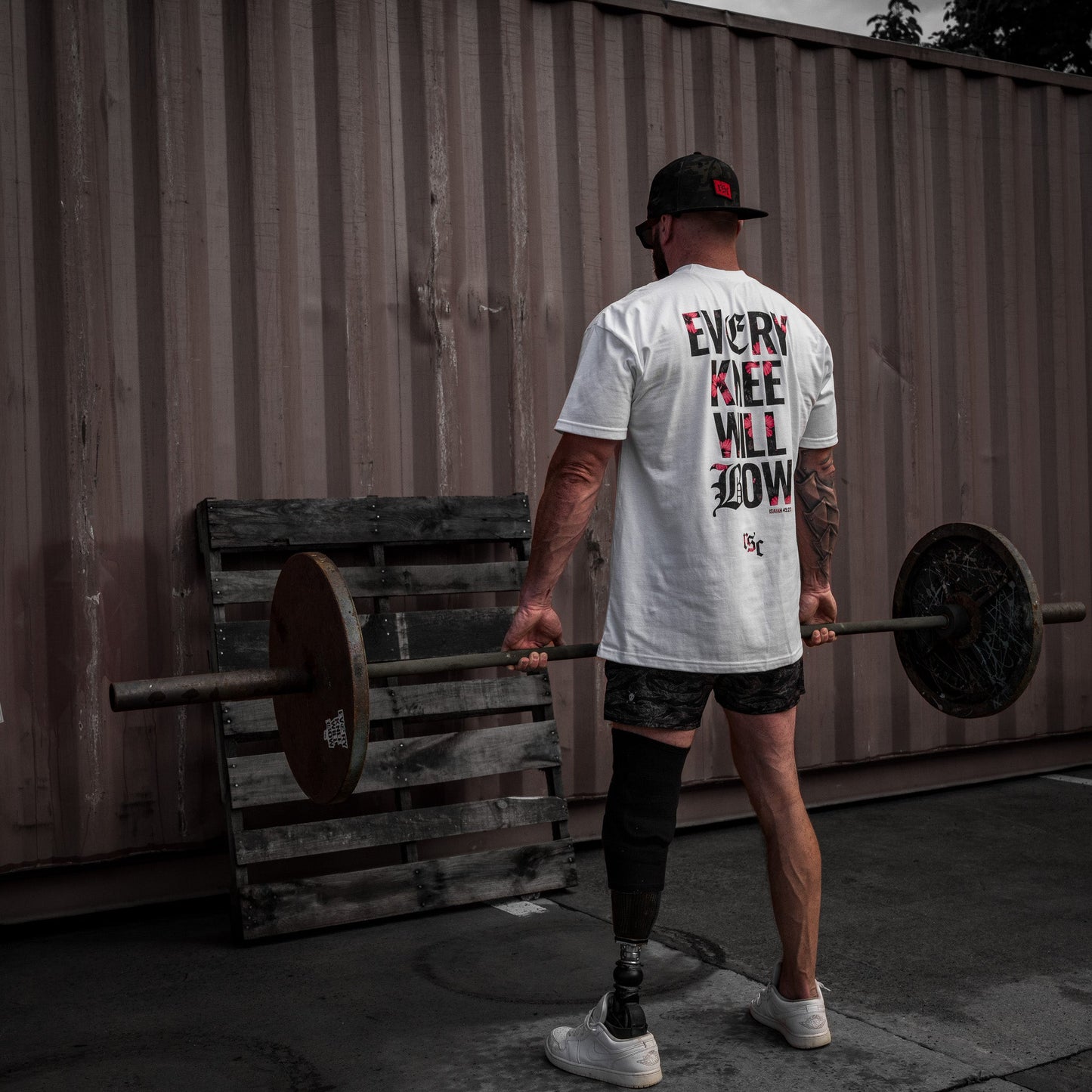 Every Knee Will Bow Men's Heavyweight T-Shirt