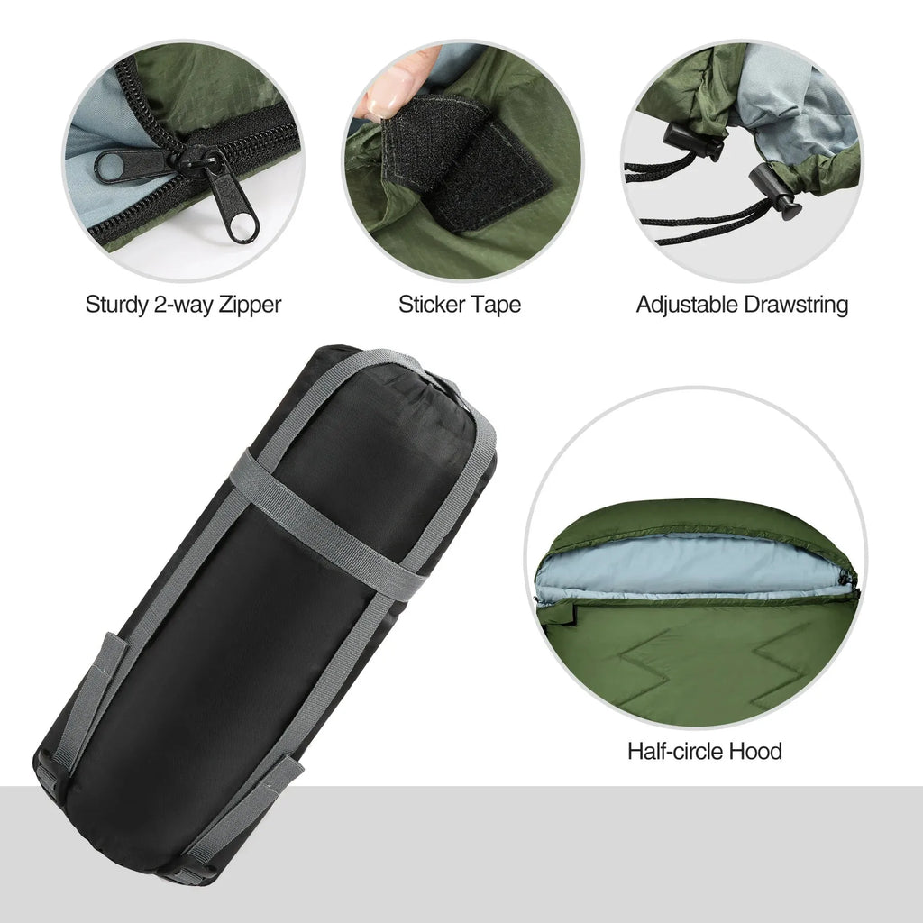 Oversized Ultralight Sleeping Bag for Backpacking