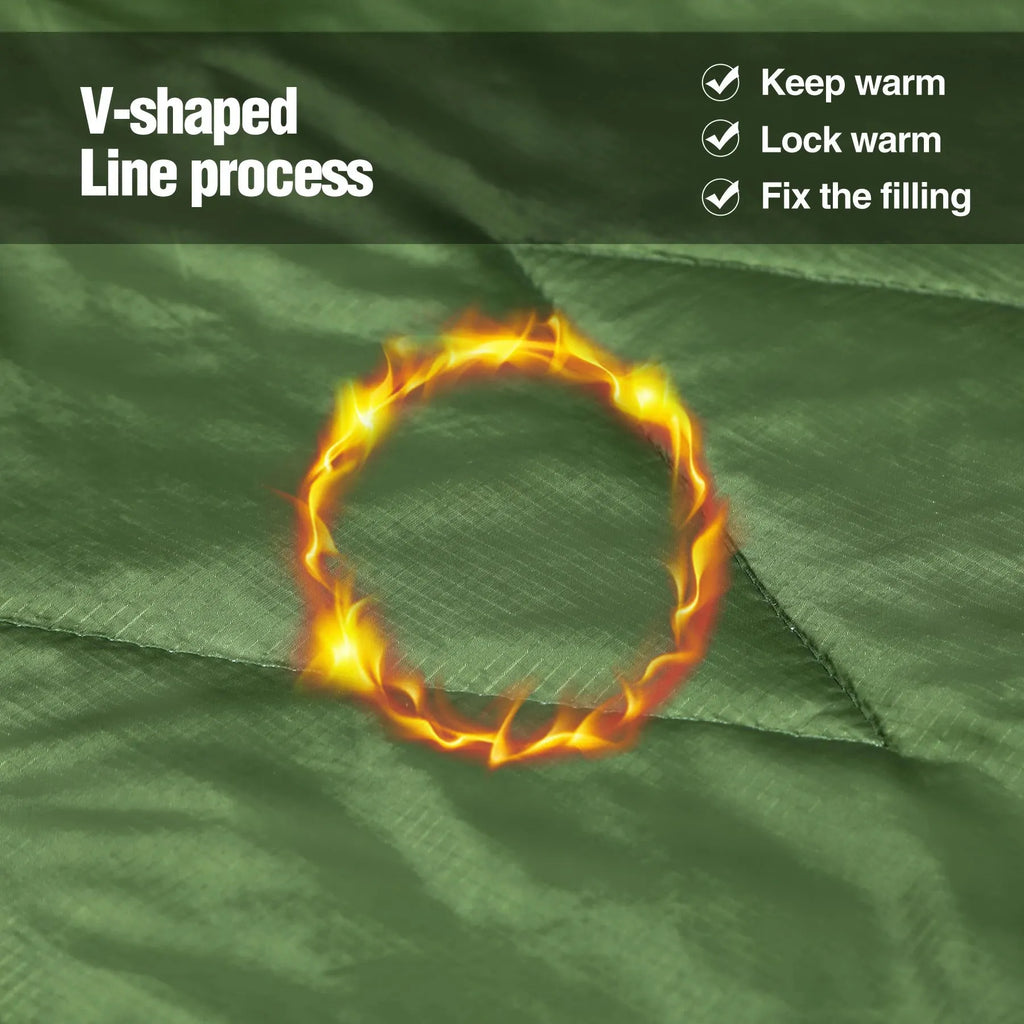 Oversized Ultralight Sleeping Bag for Backpacking