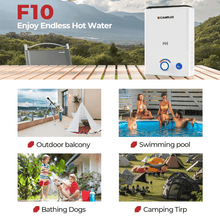 Load image into Gallery viewer, Camplux First F10 Pro LPG Camping Water Heater Pump Kit