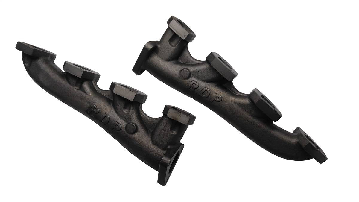 Rudy's High Flow Race Exhaust Manifolds & Gaskets For 01-04 GM 6.6L Duramax