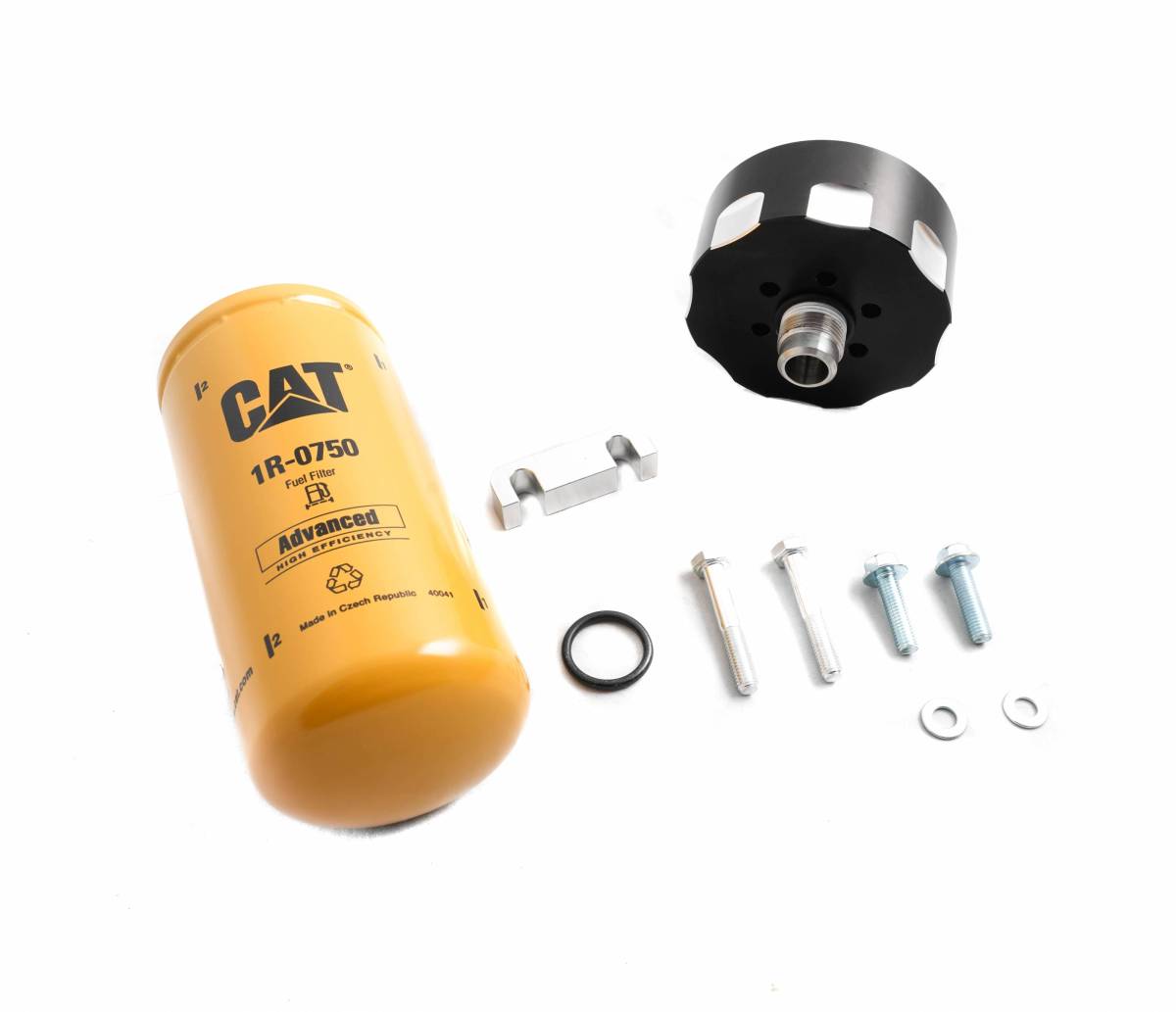Rudy's CAT 1R-0750 Fuel Filter Adapter For 01-16 6.6 Duramax