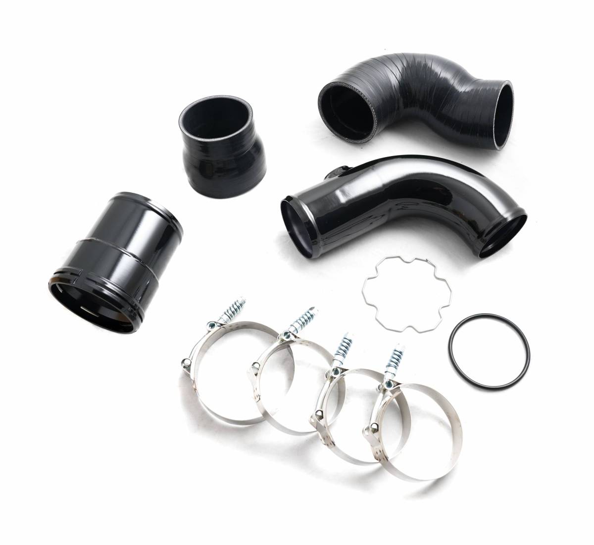 Rudy's Black Cold Side Intercooler Pipe Upgrade Kit For 11-16 6.7L Powerstroke