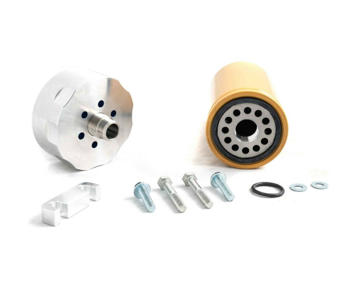 Rudy's CAT Fuel Filter Adapter For 01-16 GM LB7 LLY LBZ LMM LML Duramax Diesel