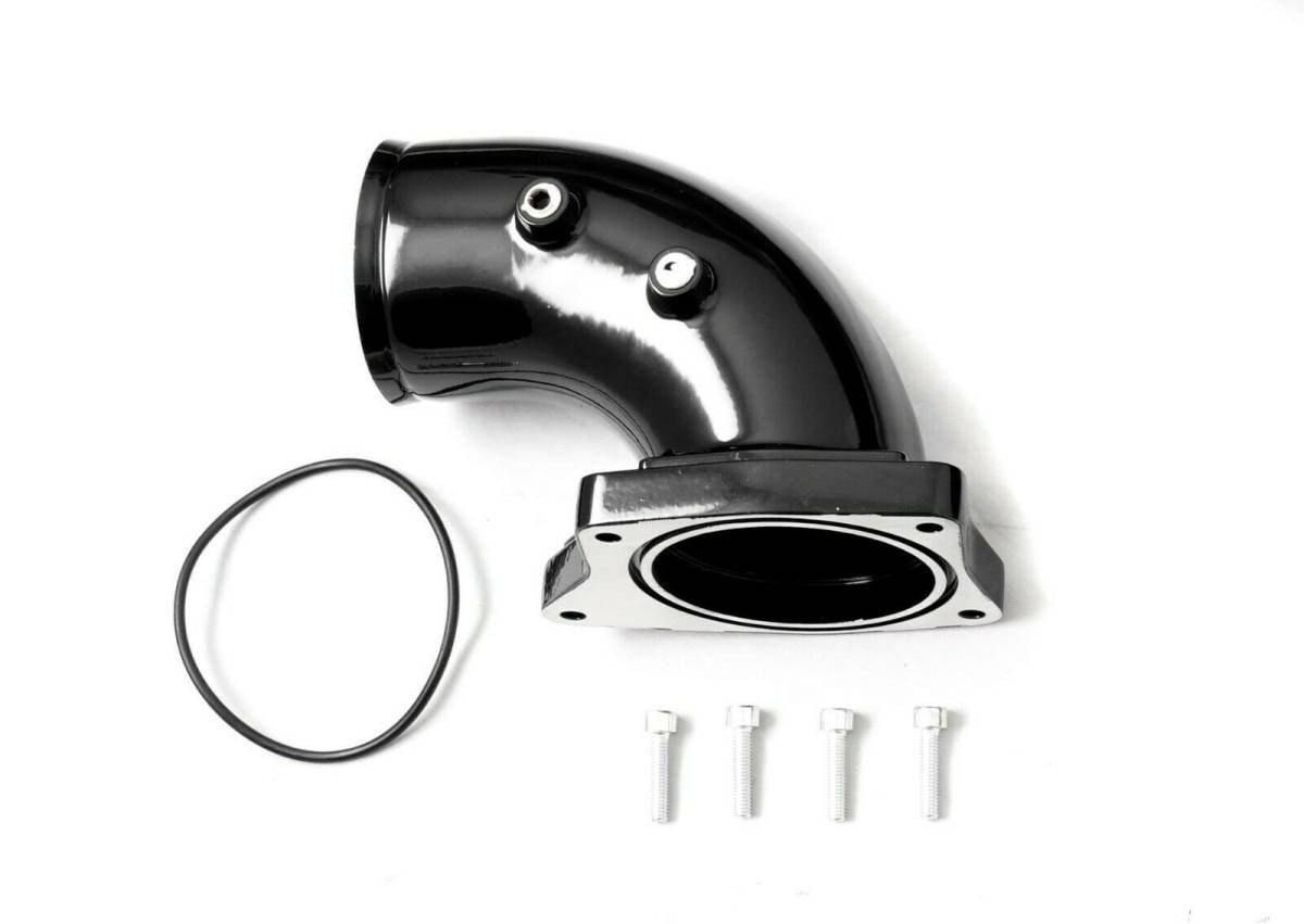 Rudy's Black High Flow Intake Elbow For 05-07 6.0L Powerstroke