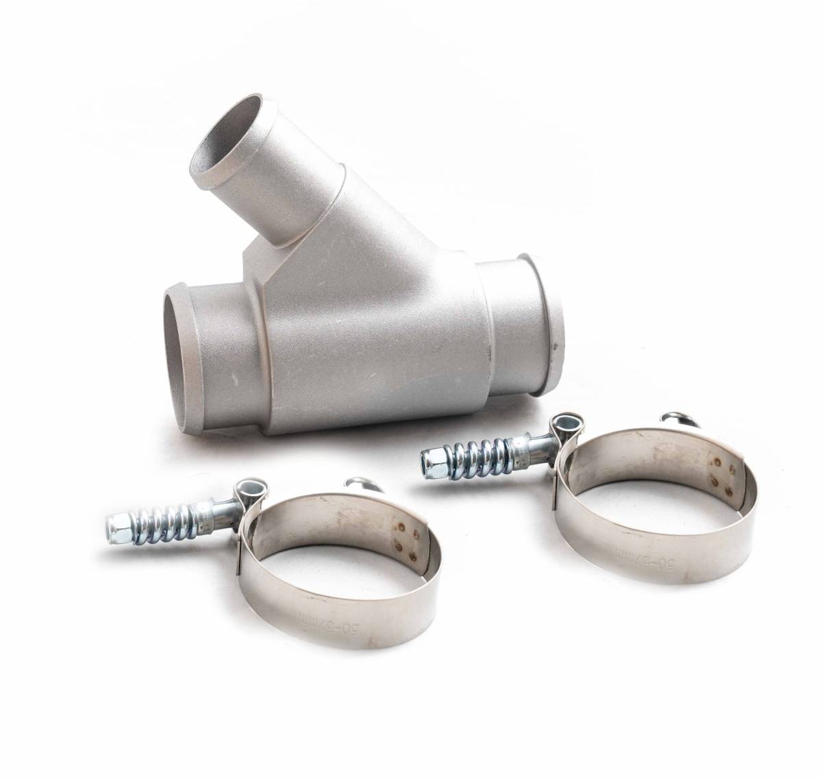 Rudy's Raw Weldless Dual Radiator Coolant Y-Pipe For 13-19 6.7 Cummins