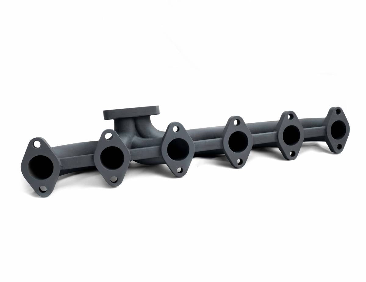 Rudy's High Temp Ceramic Coated High Flow Stainless Steel Exhaust Manifold For 03-07 5.9 Cummins