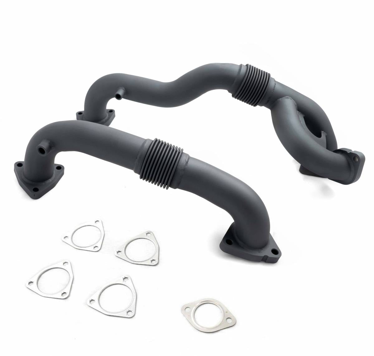 Rudy's High Temp Coated Heavy Duty Thick Wall Up Pipe Kit For 08-10 6.4 Powerstroke