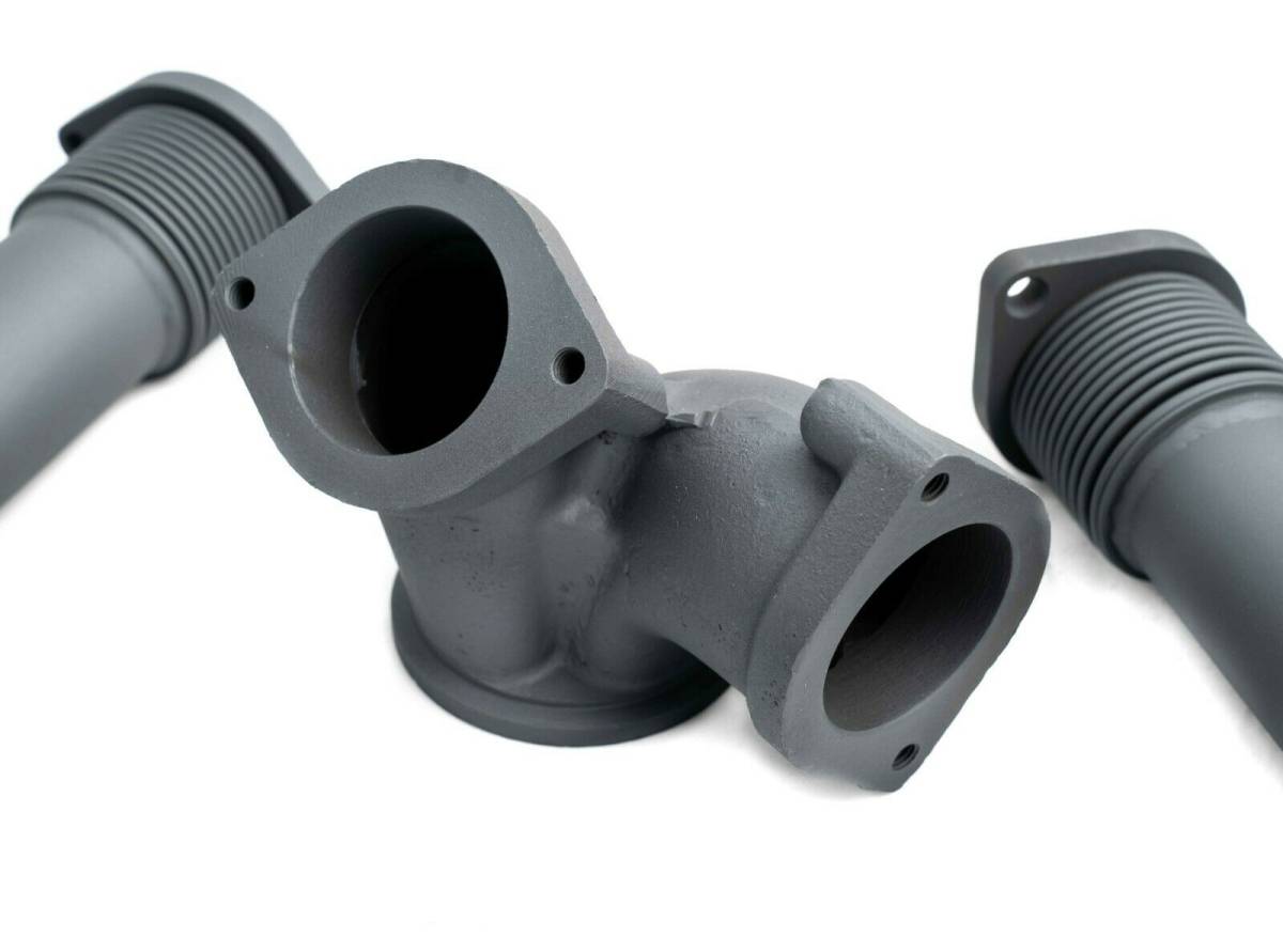 Rudy's High Temp Coated Bellowed Turbocharger Up Pipe Kit For 99.5-03 7.3 Powerstroke