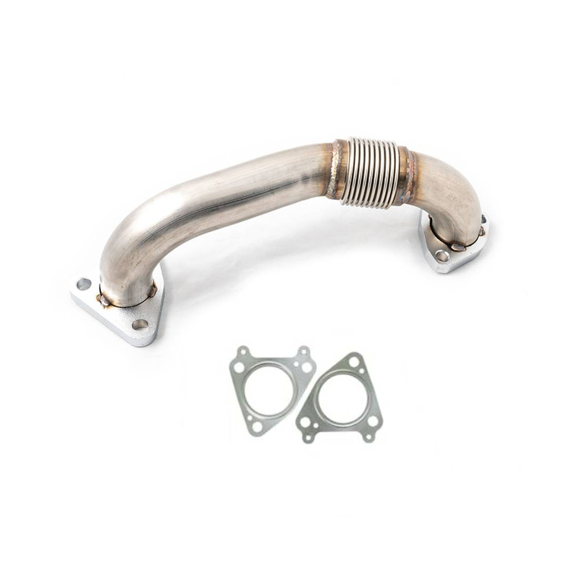 Rudy's Bolt-On Replacement Driver Side Up Pipe w/ Gaskets For 01-16 6.6 Duramax