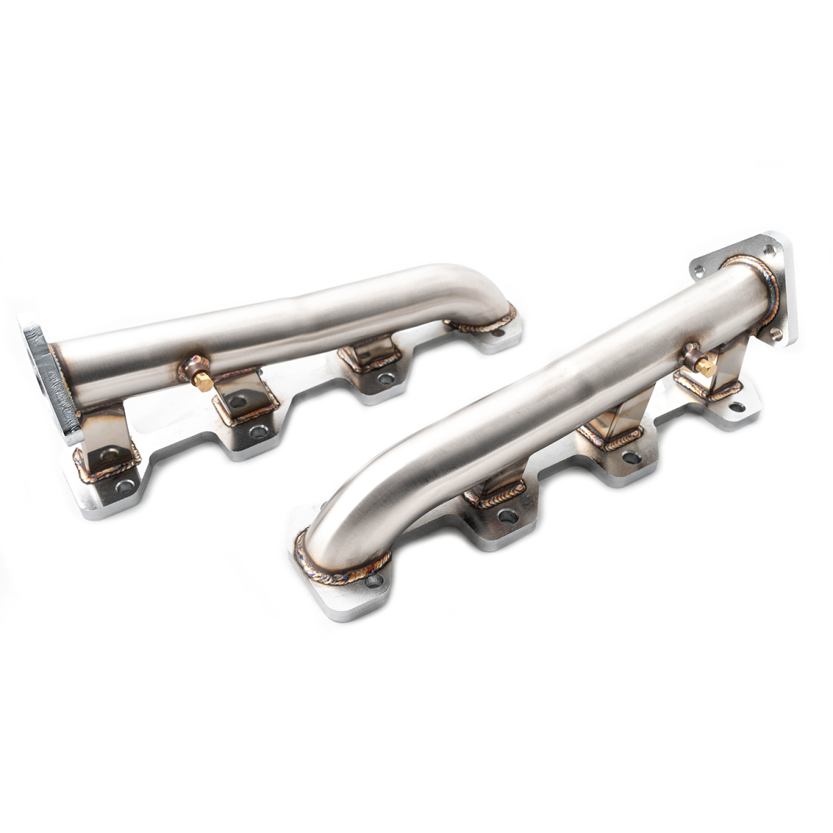 Rudy's High Flow Stainless Steel Exhaust Manifold Kit For 2001-2016 GM 6.6L Duramax Diesel