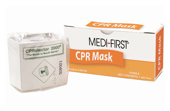 CPR Mask, Gloves, Wipes Unitized