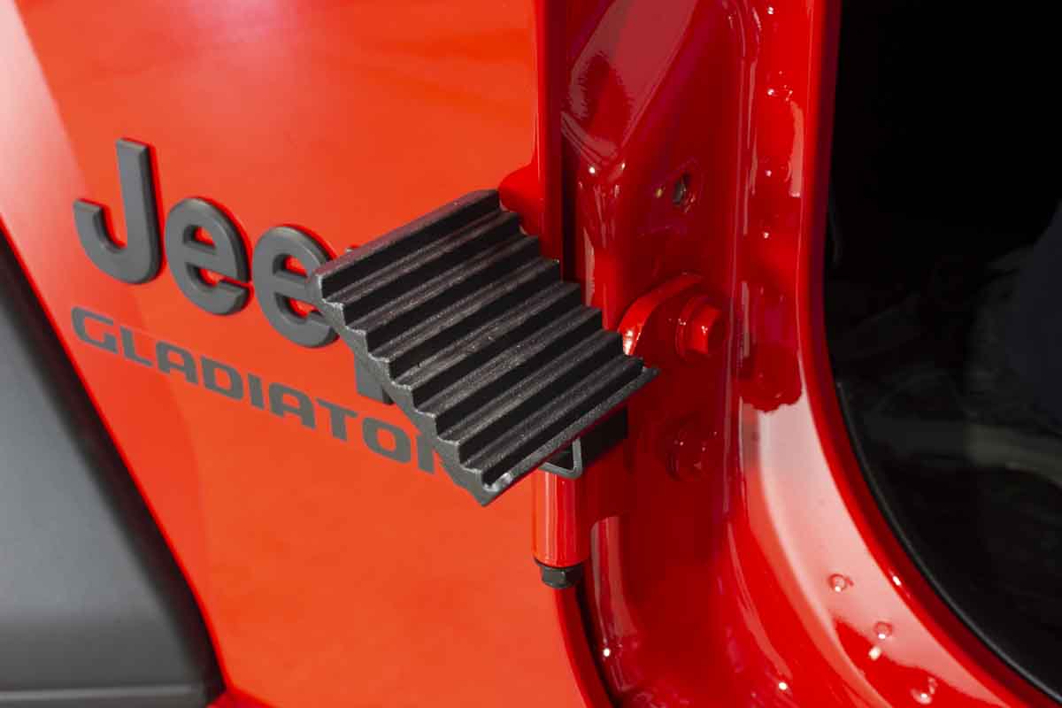 Fishbone Offroad Foot Peg Set for 2018 & Up Jeep Wrangler JL/Wrangler Unlimited JLU, 2020 & Up Jeep Gladiator JT FB21082