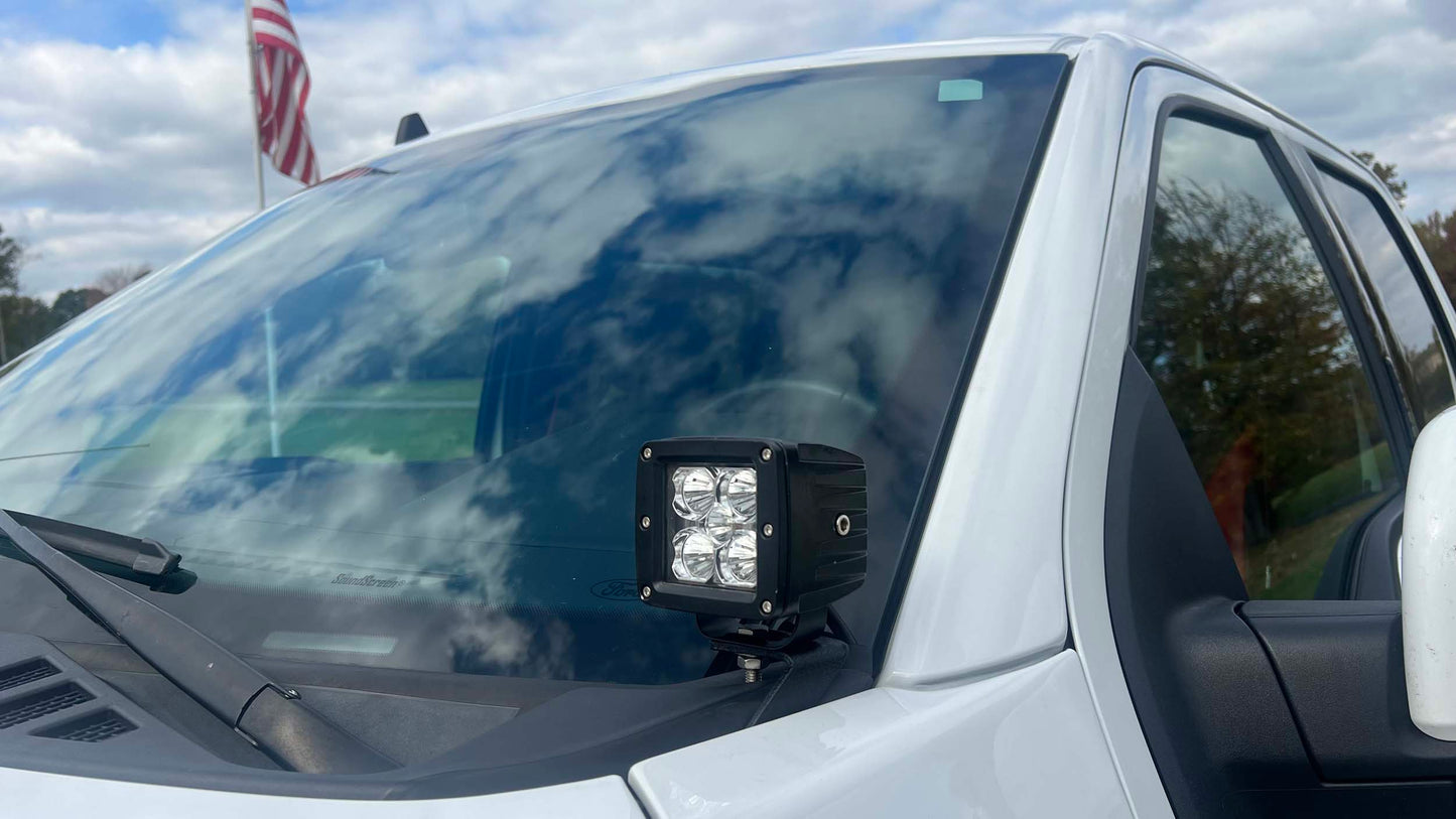 Fishbone Offroad Hood Light Pod Bracket for 2015-2023 F150/Raptor FB21353