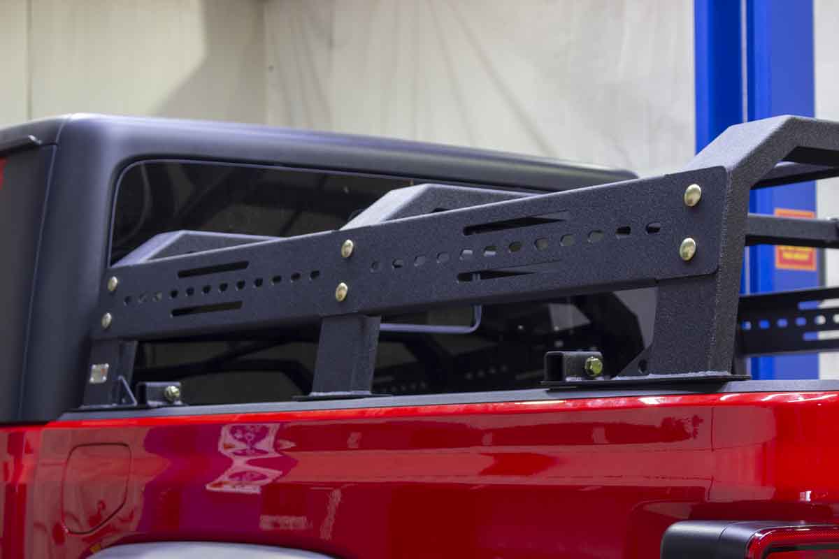 Fishbone Offroad Half Height Truck Bed Rack for 2020 & Up Jeep Gladiator FB22150