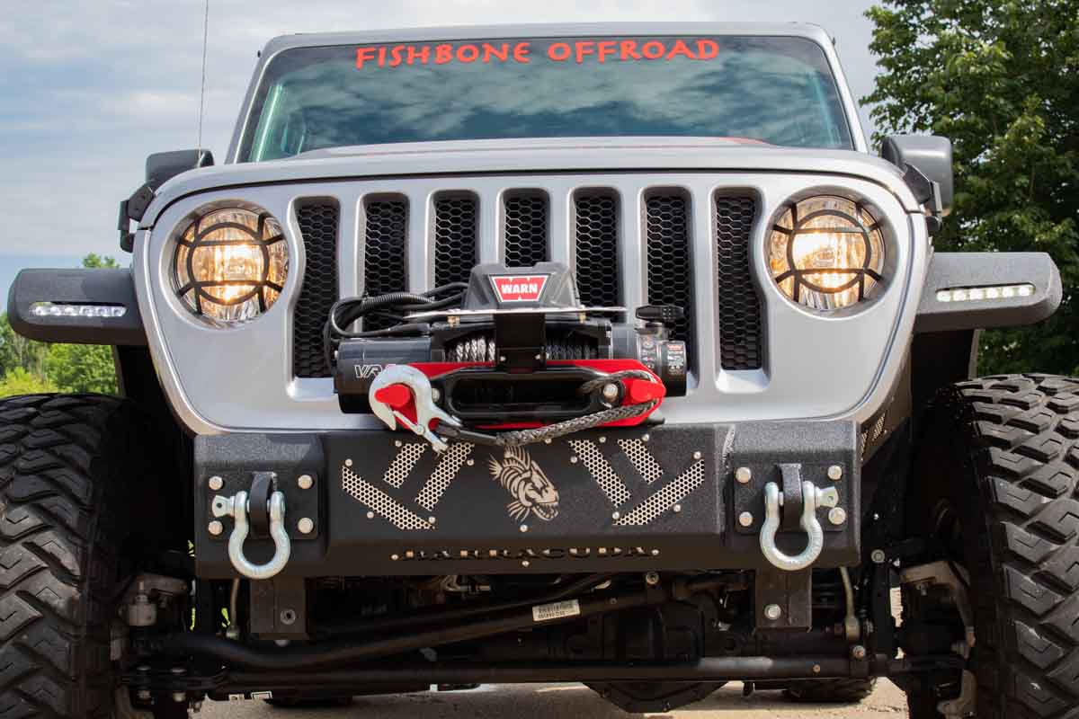 Fishbone Offroad Barracuda D-ring Mount Set For 2007 & Up Jeep Wrangler & 2020-Current Jeep Gladiator FB22344