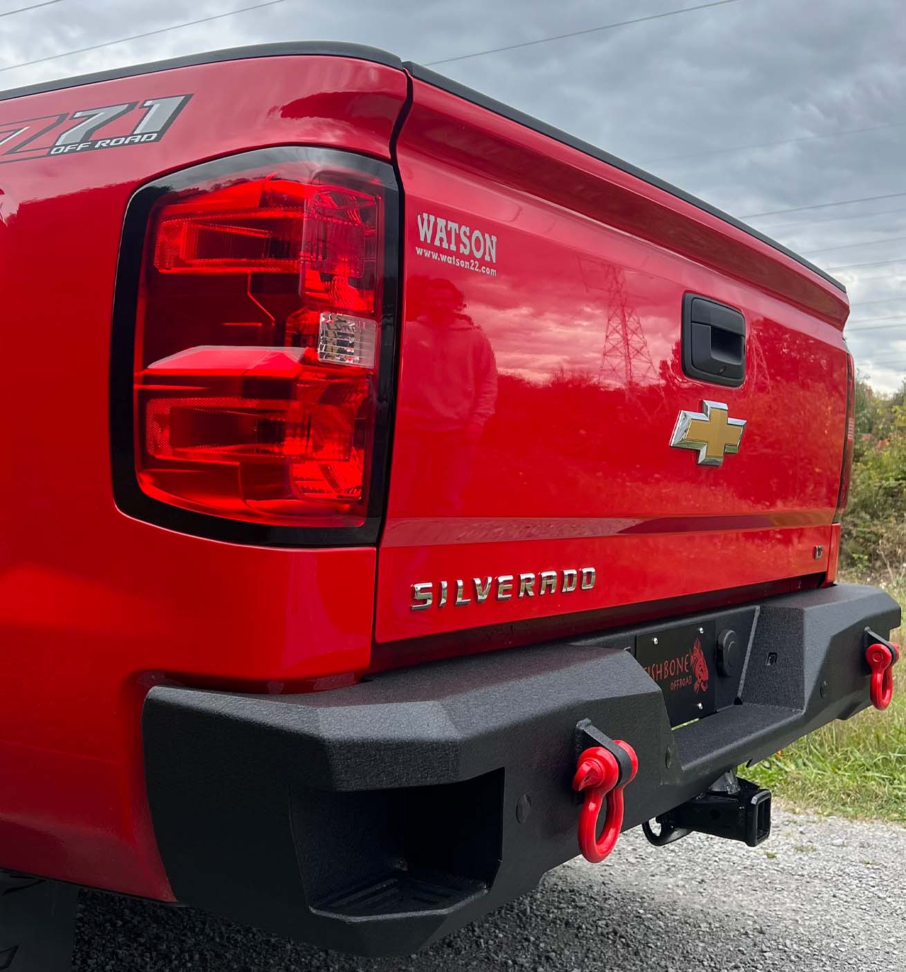 Fishbone Offroad Rockfish Rear Bumper for 2014-2018 Chevy Silverado FB22451