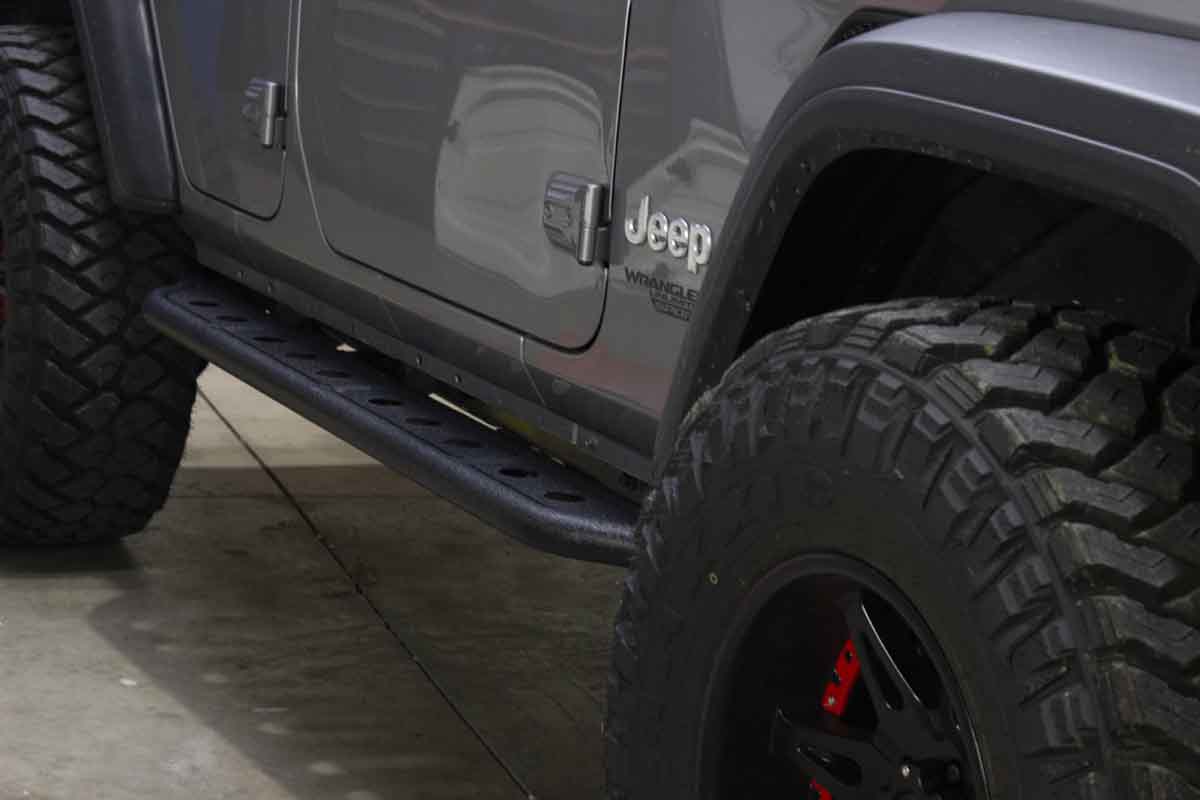 Fishbone Offroad Step Sliders 2018-2027 Jeep Wrangler JLU FB23083