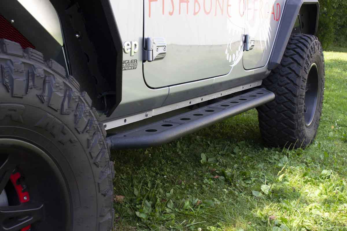 Fishbone Offroad Step Sliders 2018-2027 Jeep Wrangler JLU FB23083