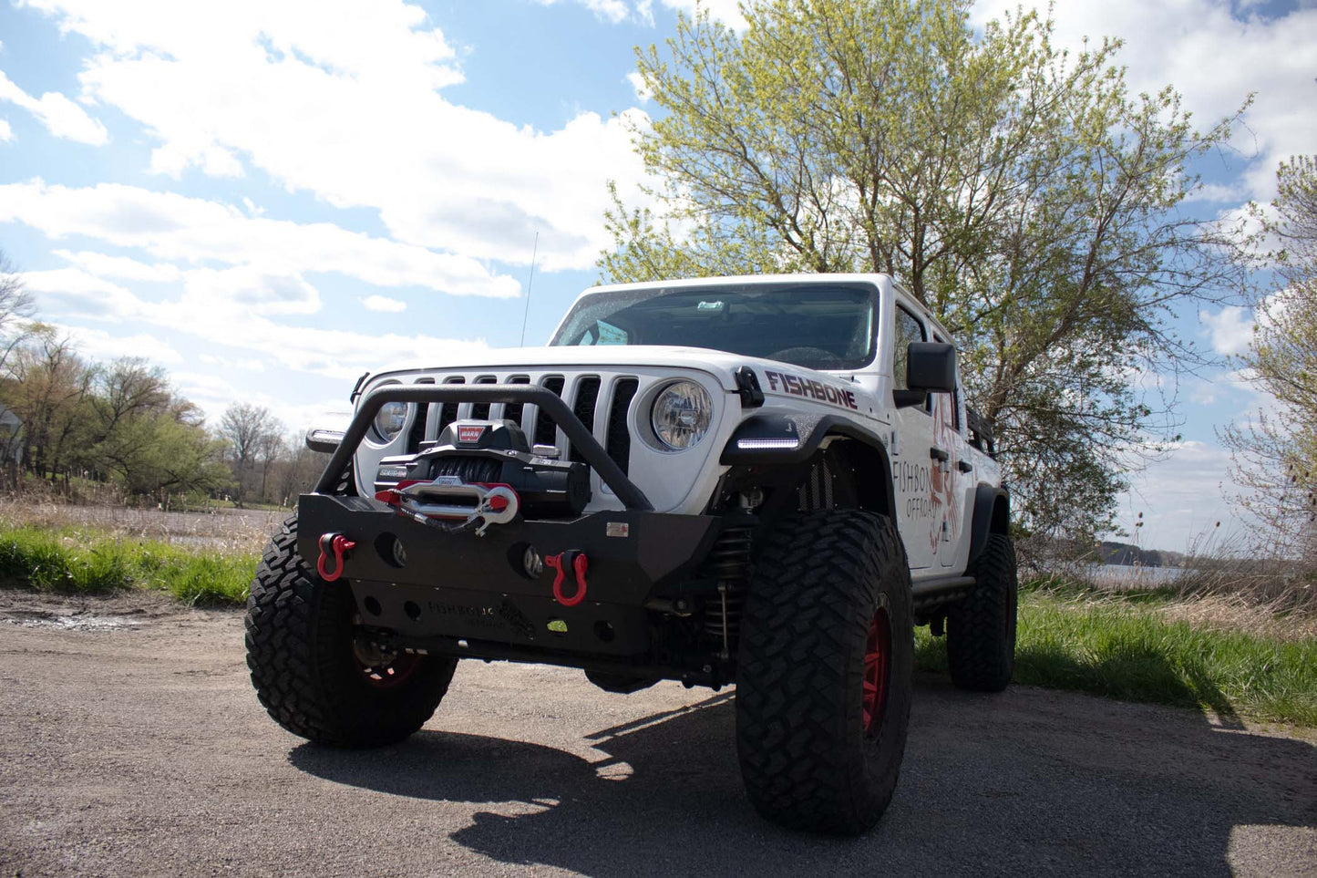 Fishbone Offroad Front Steel Elite Fenders for 2018-Current Jeep Wrangler & 2020-Current Jeep Gladiator FB23454F