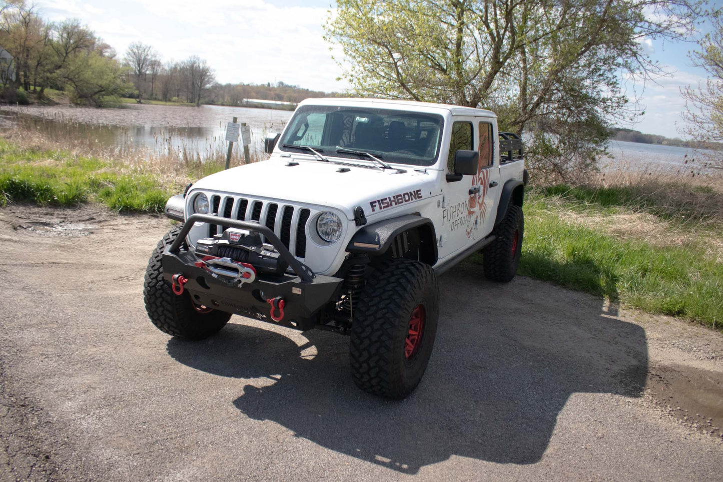 Fishbone Offroad Front Steel Elite Fenders for 2018-Current Jeep Wrangler & 2020-Current Jeep Gladiator FB23454F