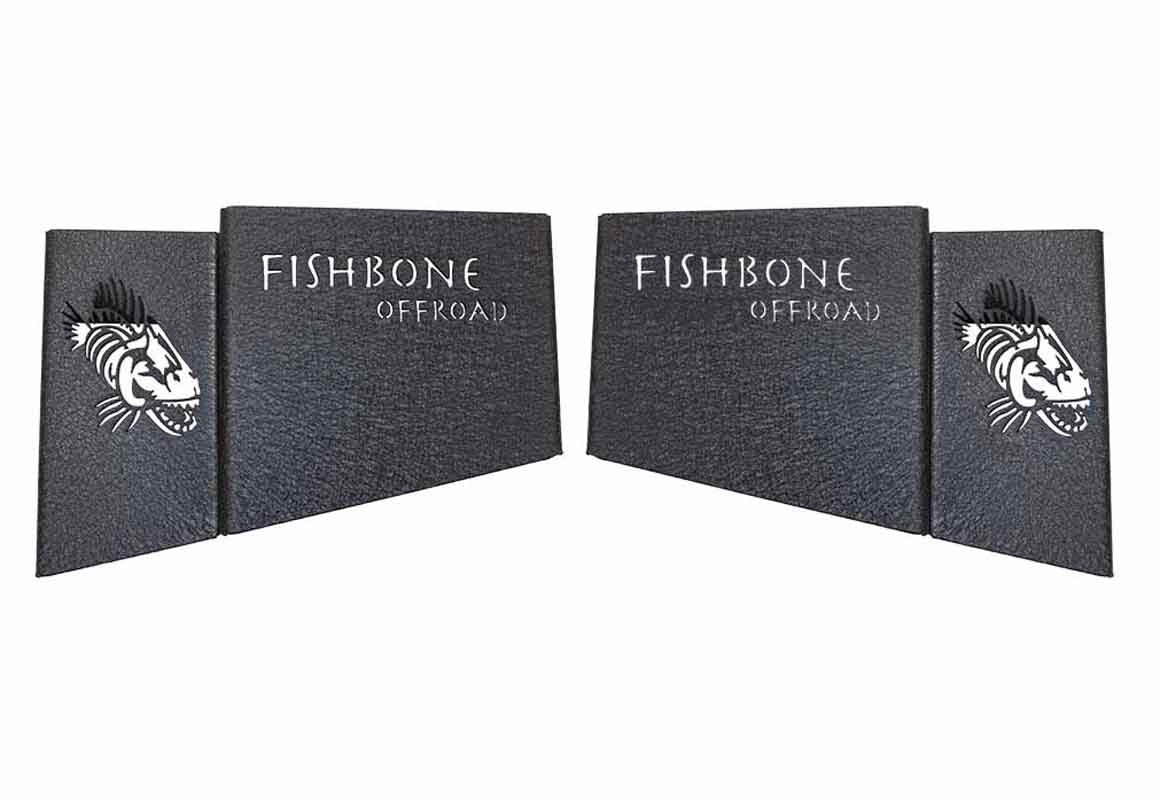 Fishbone Offroad Wheel Well Storage Bins for 2018-2023 Wrangler Unlimited JLU FB25100