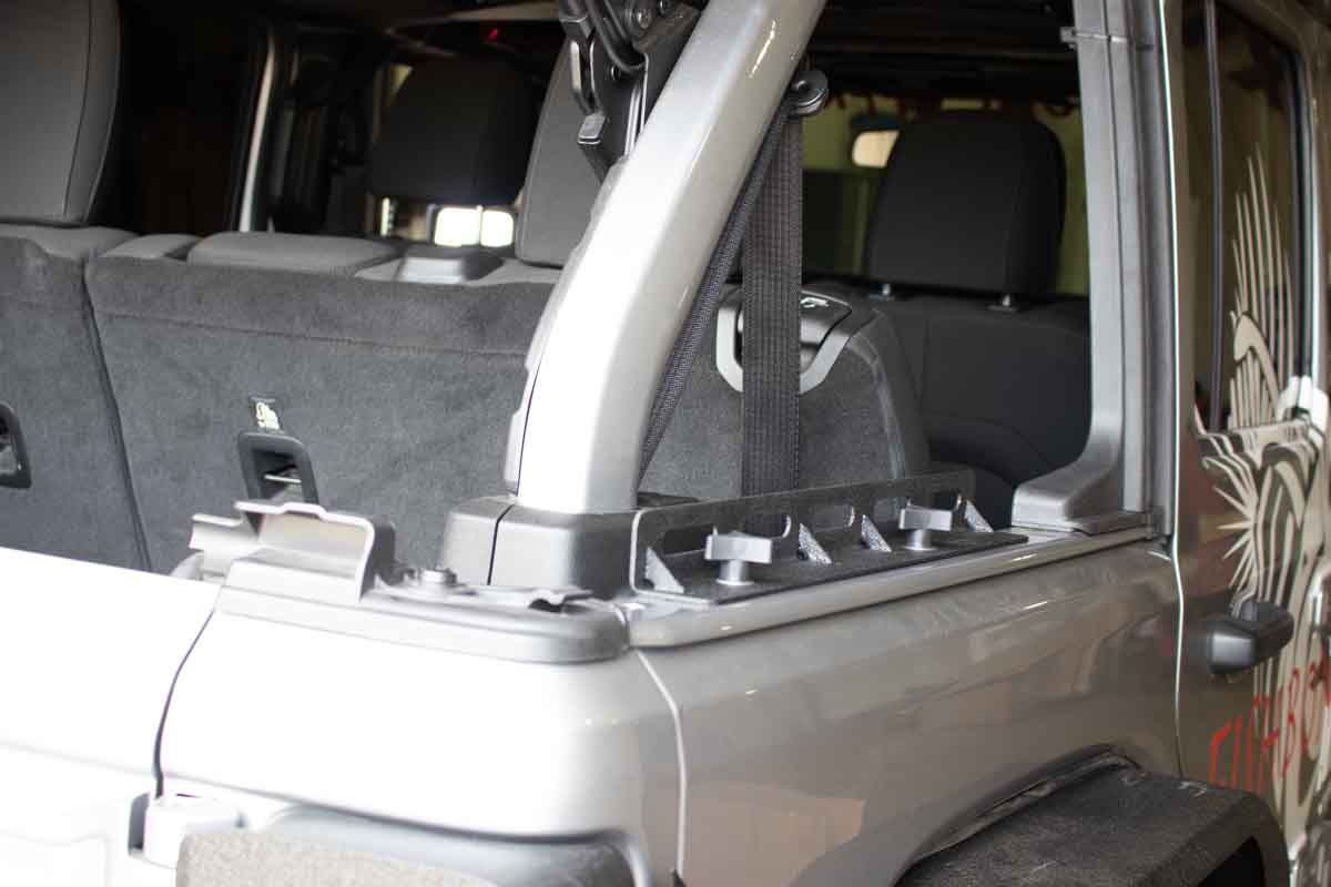 Fishbone Offroad Tub Rail Tie Downs for 2007-2018 Jeep Wrangler FB25232