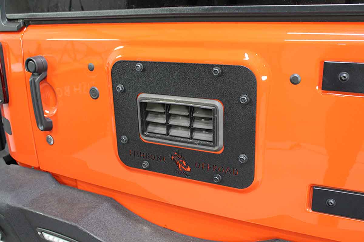 Fishbone Offroad Rear Tailgate Plate for 2010-2018 Jeep Wrangler FB31042