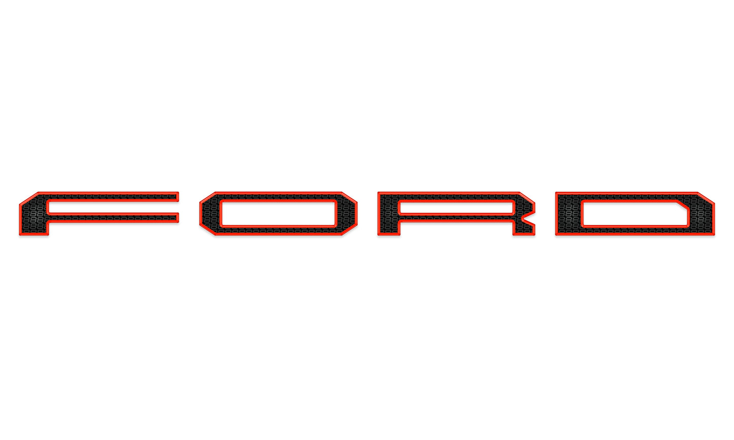 Raptor Tailgate Letter Overlays Fits 2021-2026 Ford F-150 Raptor