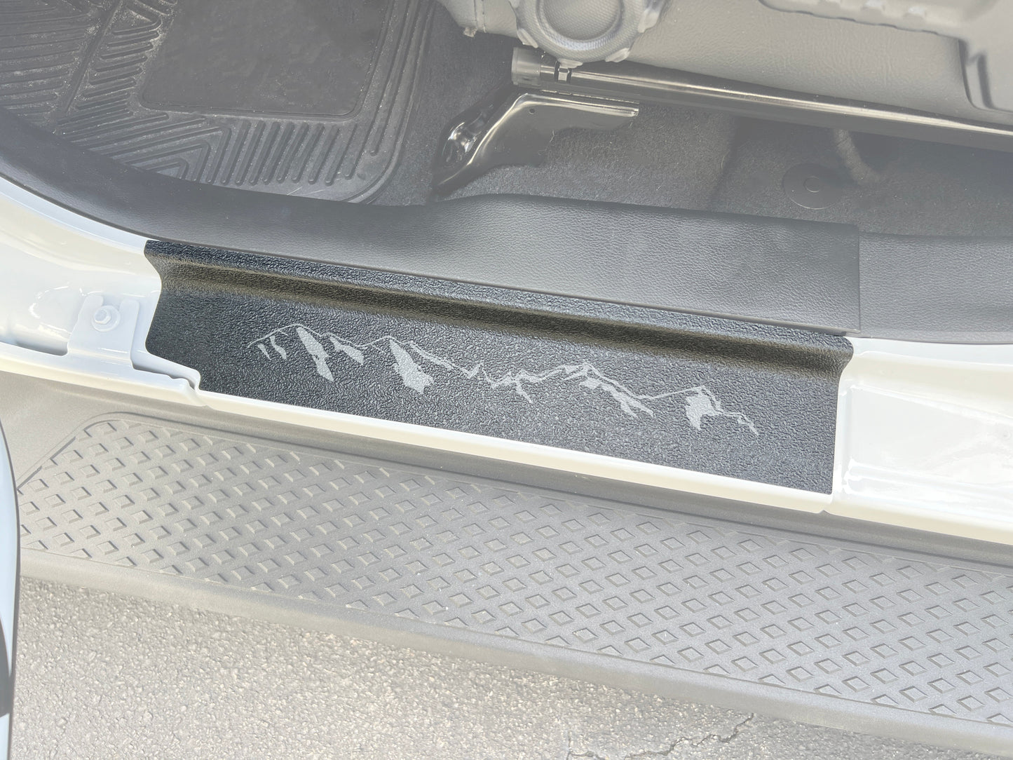 Textured Door Sill Overlays Fits 2019-2026 Jeep Wrangler