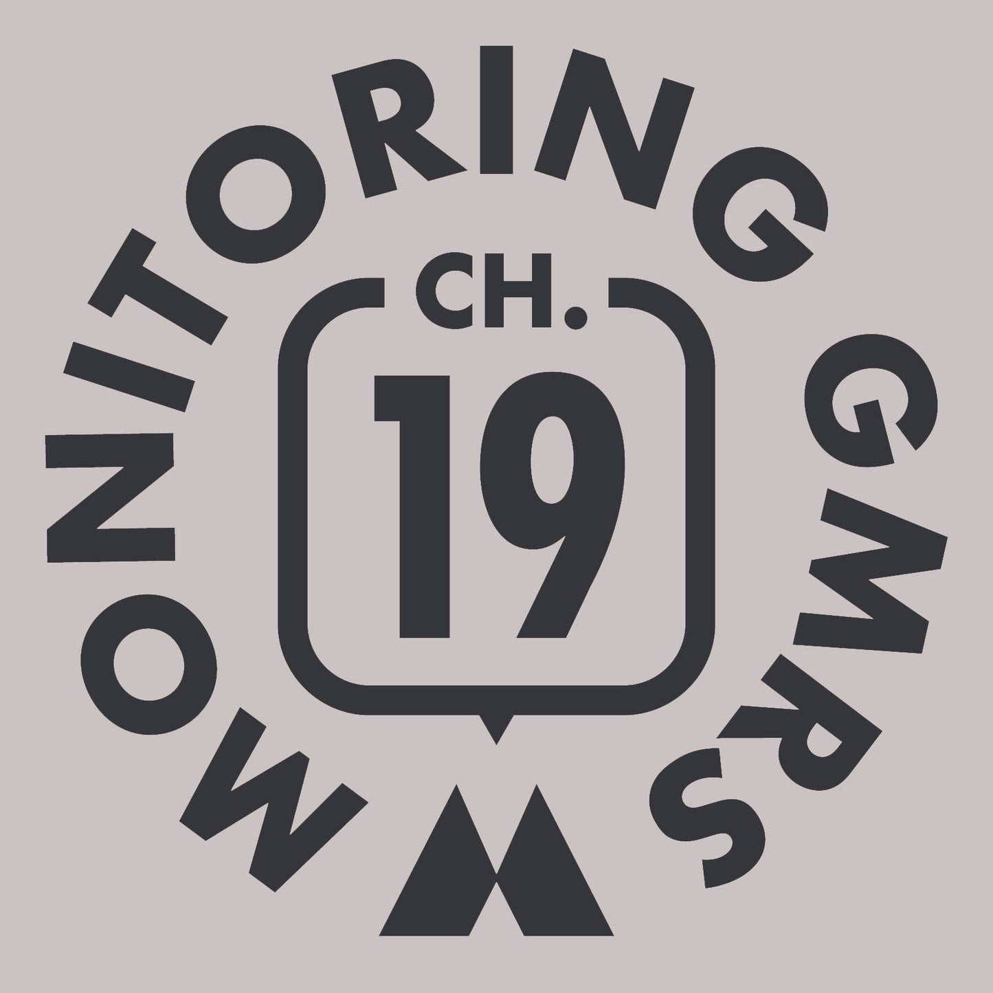 Monitoring GMRS Channel 19 Decal