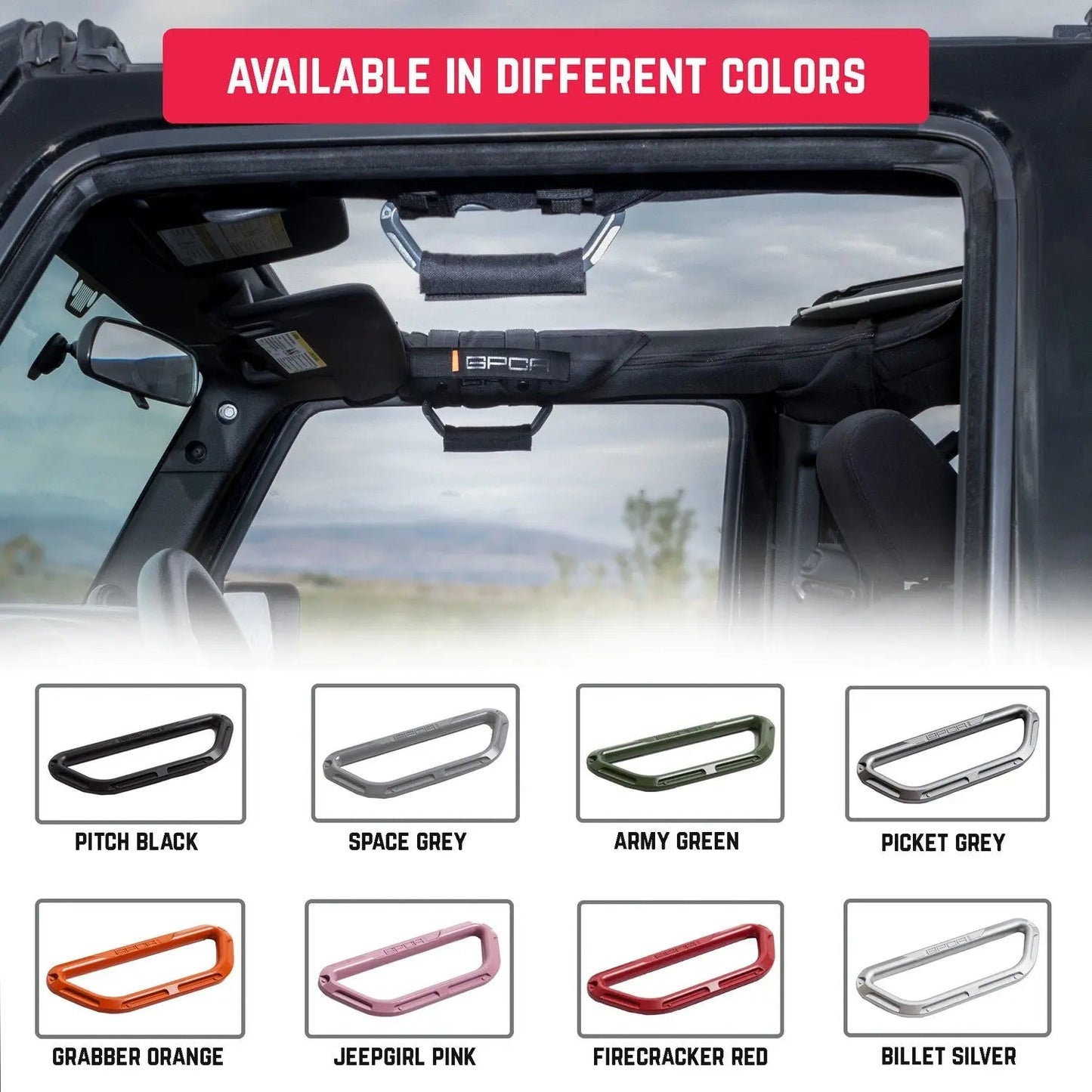 GP-Grip PRO Foldable Handle — Jeep Wrangler JK (2007–2023)