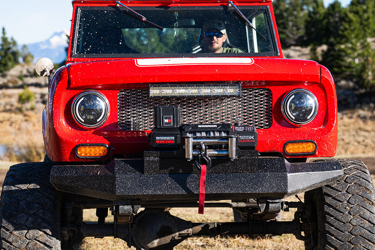 Gladiator V2 R-Type 12,500 Electric Winch - 12v Wire Rope