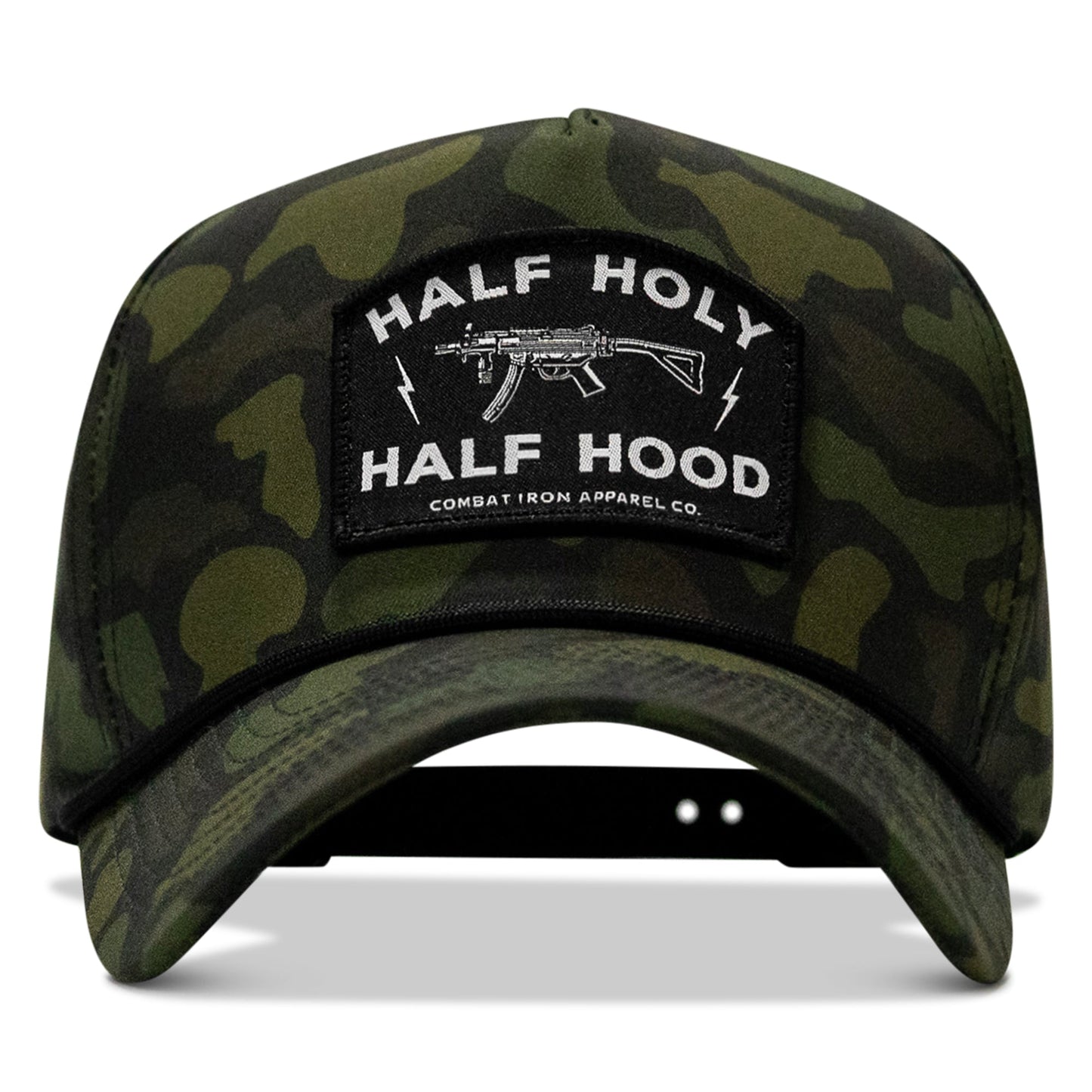 Half Holy. Half Hood. Patch 5 Pannel Rope Snapback