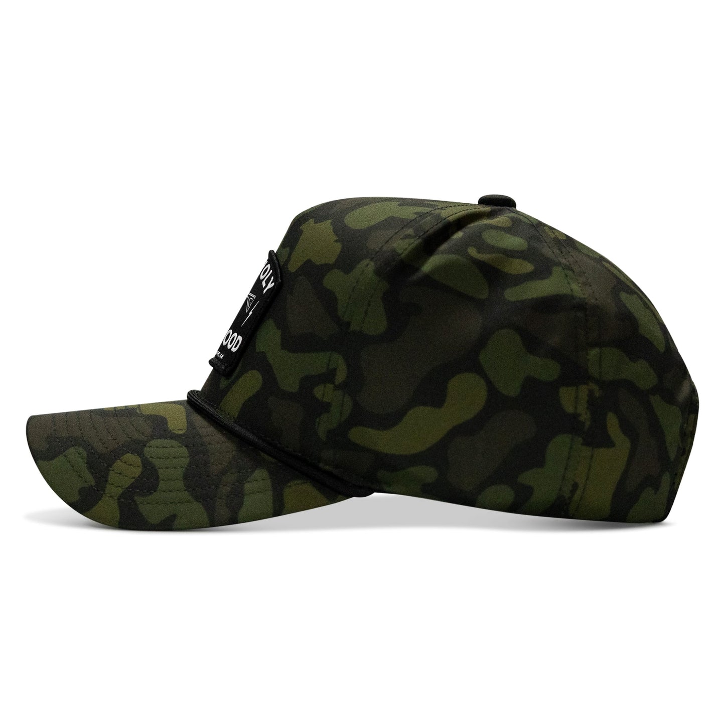 Half Holy. Half Hood. Patch 5 Pannel Rope Snapback