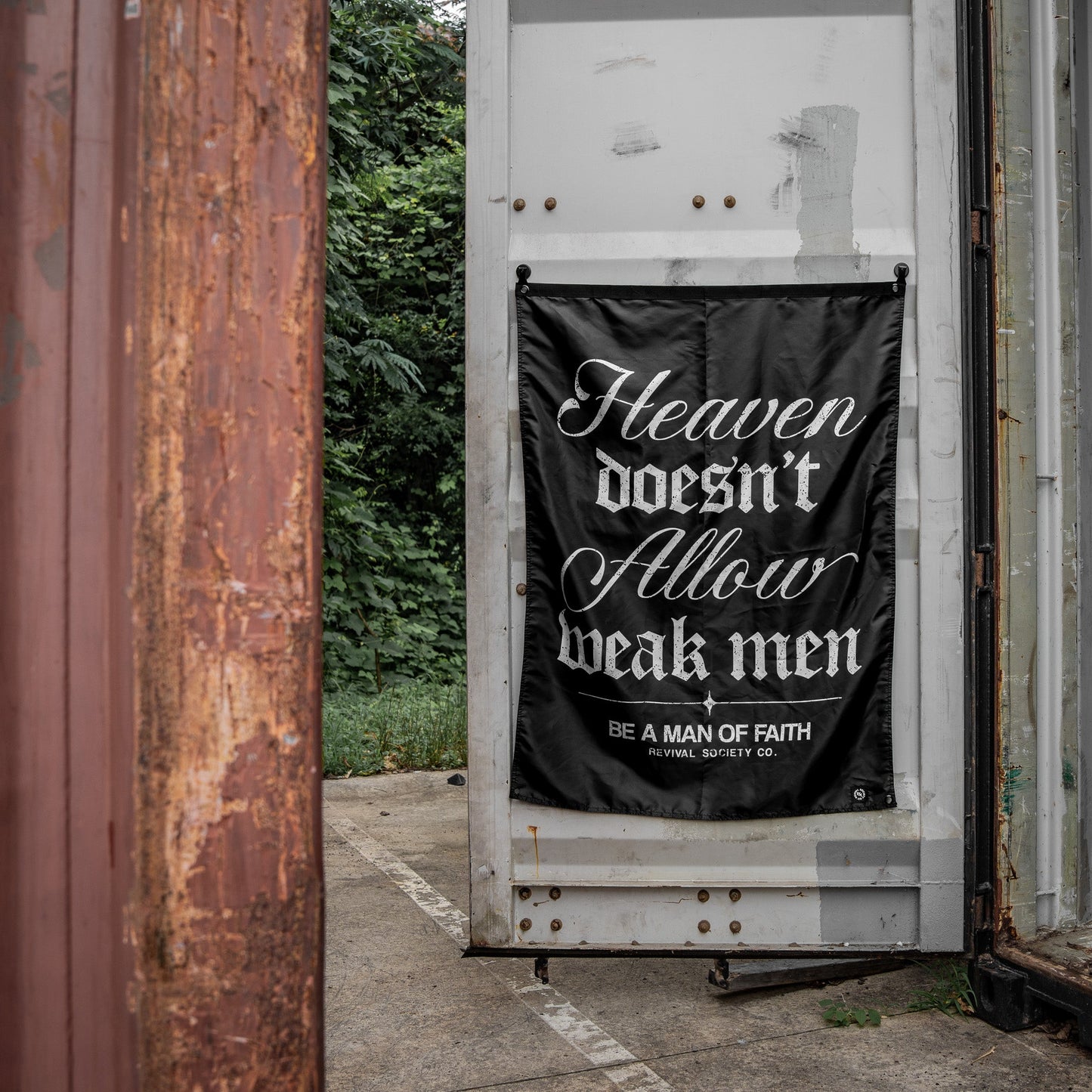 Heaven Doesn't Allow Weak 4'x3' Flag