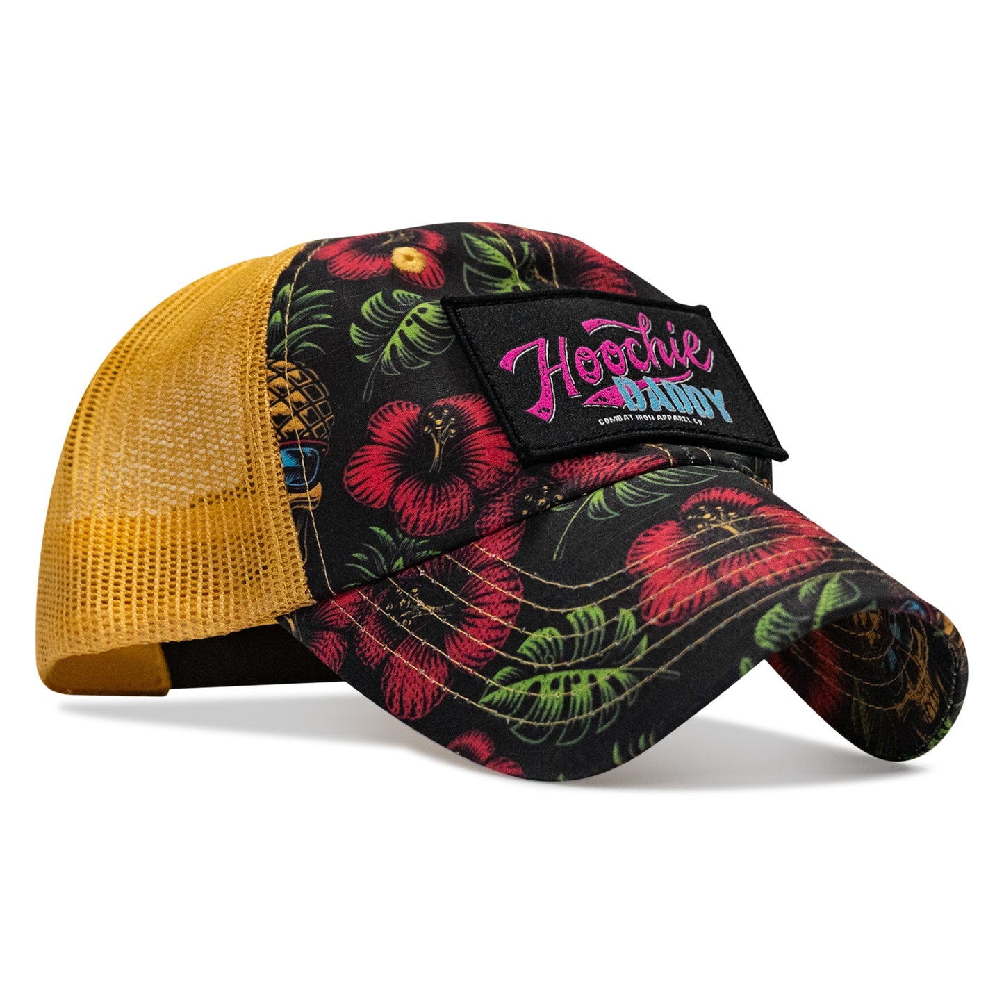 Hoochie Daddy Retro Script Patch Ripstop Tactical Mesh Snapback Hat