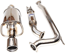 Load image into Gallery viewer, Invidia Q300 Stainless Tip Cat Back Exhaust Honda Civic Si Coupe 2006-2011 | HS06HC2G3S