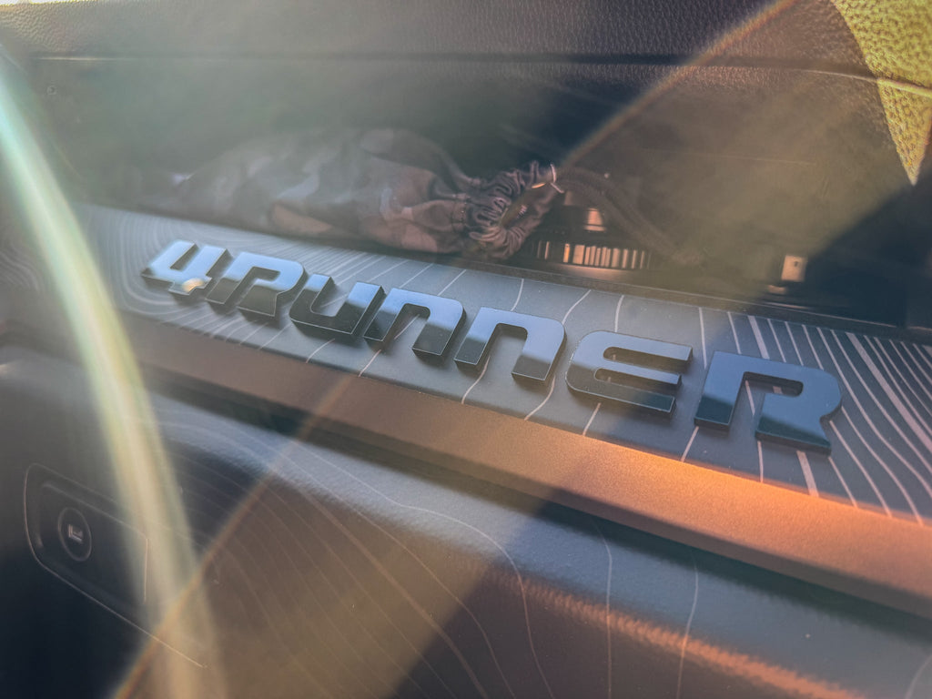 "4RUNNER" Dash Letters with Template - 2025+ 4Runner