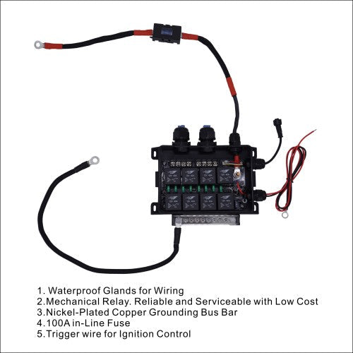 Voswitch TACO8 8 Gang Lower Dash Switch Panel Compatible with Toyota Tacoma 2016 to Current