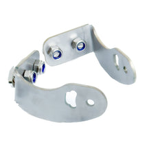 Load image into Gallery viewer, Baja Designs LP6 LP9 Light Mount by Dirtbox Overland, showcasing a stainless steel mounting solution with robust hardware for adventure vehicles.